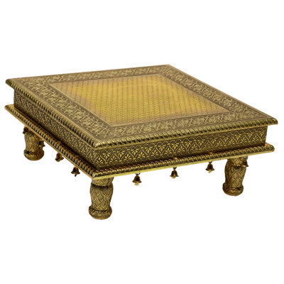 Aspasija Solid Wood Four Leg Coffee Table