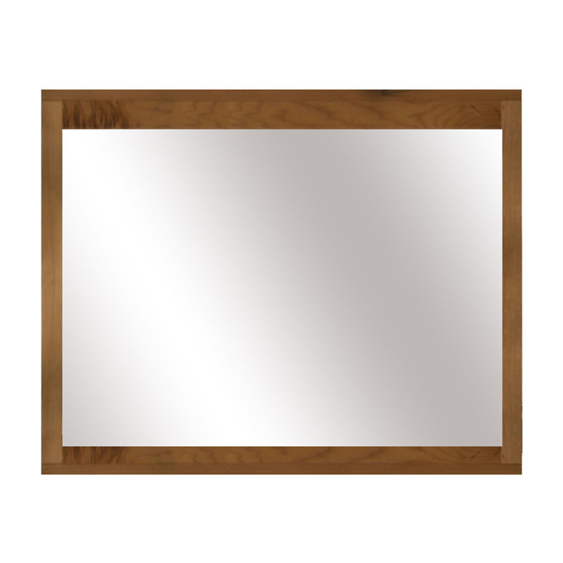Miroir Ranae Ii au fini chêne clair, Chêne clair