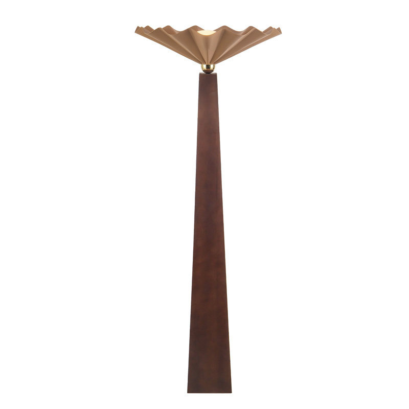 Furrow 65-in Red Floor Lamp, Pink