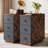 3-drawer Wood End Table