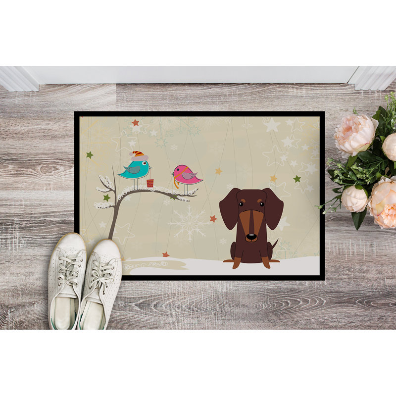 Paillasson Shodra, Rectangle 1 pi 6 po x 2 pi 3 po, Beige