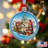 3.5'' Glass Holiday Shaped Ornament