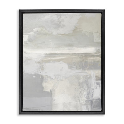 Cadre flottant en cascade doux et neutres, design par Rachel Springer