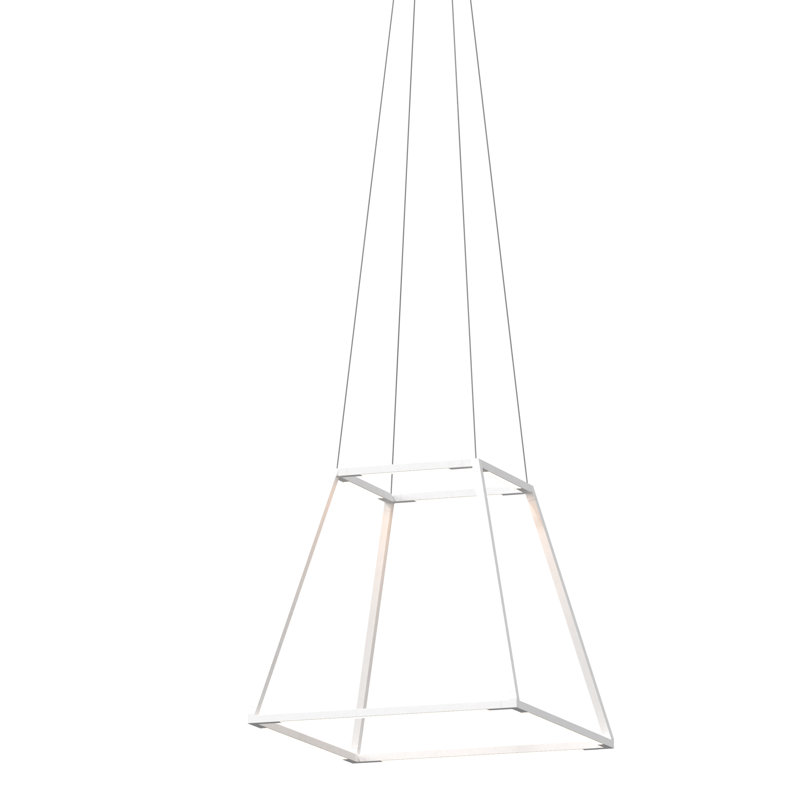 Z-Bar 1 - Light LED Pendant, Matte White