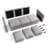 Hana 78" Square Arm Sofa-1548915913