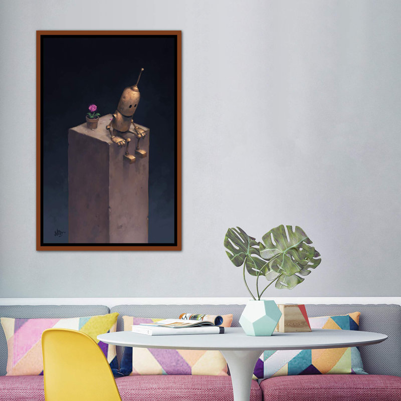 Décoration murale Royaume des enfants, H 60 po x l 40po x P 1,5 po, Toile classique avec cadre brun