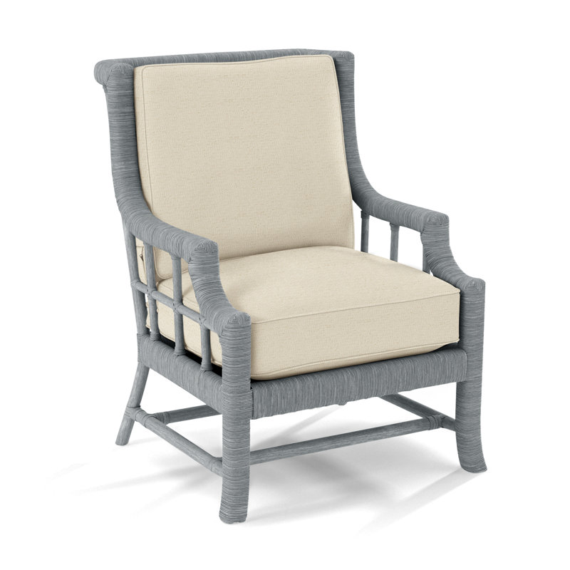 Fauteuil Lafayette, Ivoire Crypton Performance; 0886-91, Noisette