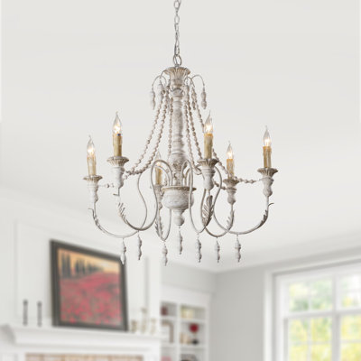 Audre 6 - Light Dimmable Chandelier