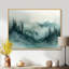 Fading Light Gradient Forest Landscape II - montagnes, art mural-1537299193-1426819432-1537298946