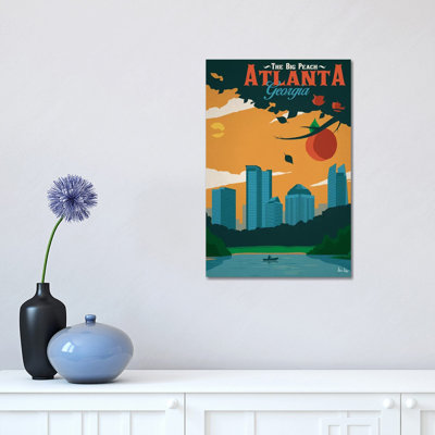 Atlanta by IdeaStorm Studios - Wrapped Canvas Print