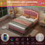Upholstered Bed With Adjustable Headboard Velvet-1483218535-1480102827