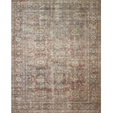 Georgie Oriental Bordeaux/Antique Area Rug