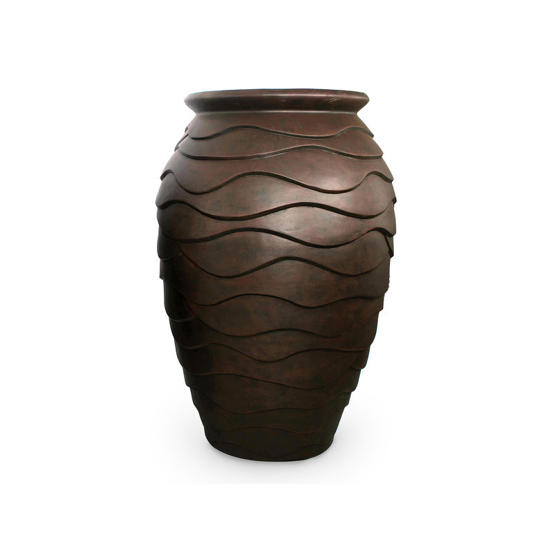 Scalloped Urn Fountain, 56" H x 38" W x 38" D
