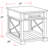 Zenna Cocktail Table With 2 End Tables And Console Table With 3 Stools