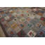 Antique American Hooked Room Size Wool Multicolor Rug