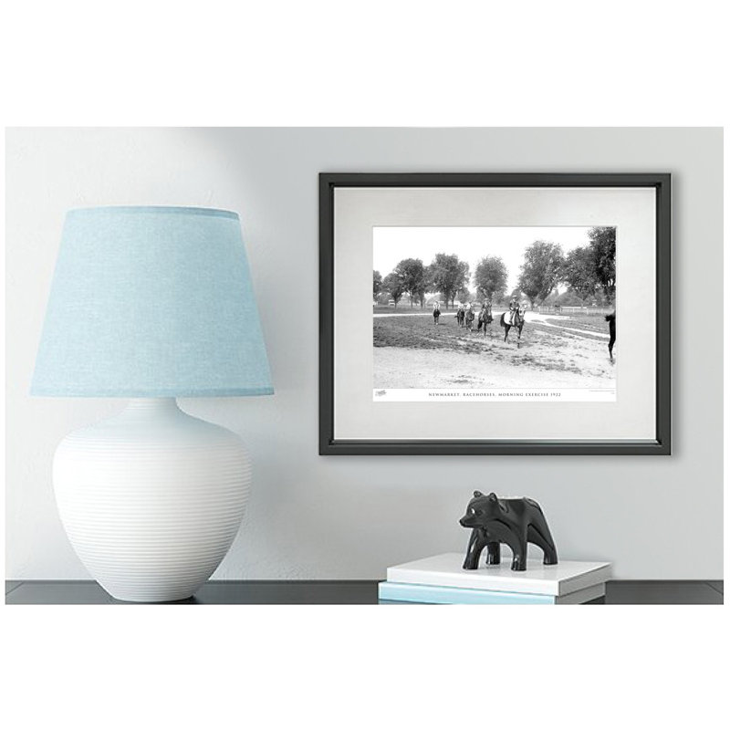 Newmarket, Racehorses, Morning Exercise 1922 by Francis Frith - Single Picture Frame Print, 60cm H x 80cm W  x 2.3cm D