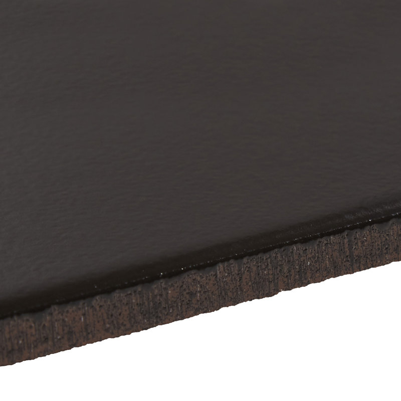 Garniture bullnose en céramique 3 po x 12 po Tremont (vendue par PC), Noir