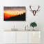 Sunset Over Cantal France - Wrapped Canvas Print-56641584