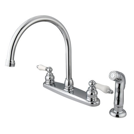 Victorian Hot & Cold Water Dispenser with Side Spray Elements of Design 