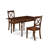 3 Piece Kitchen Table & Chairs Set Contains a Rectangle Dining Room Table with Dropleaf and 2 Dining Chairs, 36x54 Inch, Mahogany-1629686799-1629686798-1618575236