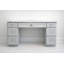 Meuble-lavabo à 3 tiroirs DL Cabinetry (prêt à assembler) style Shaker l 15 po x H 34,5 po x P 21 po - gris tourterelle-124340103-124958741