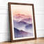 Mountains in Mist Scandinavian - Framed Print-2064626506-2064626507