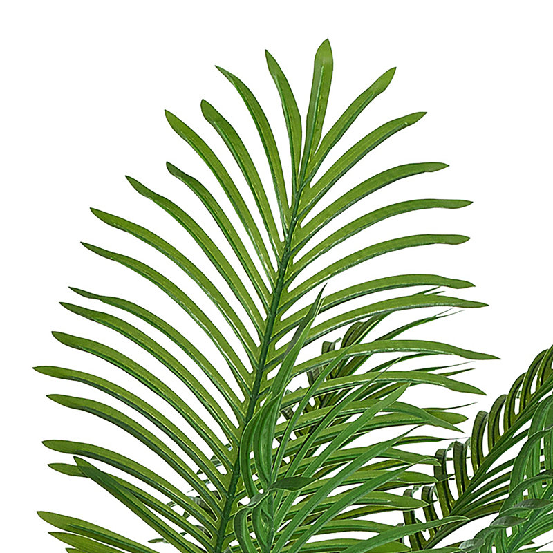 Palmier artificiel en pot, H 72,44 po x l 56,3 po x P 44,49 po