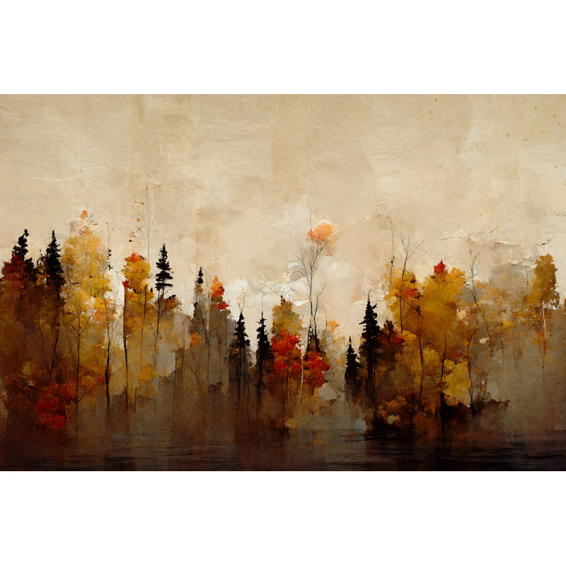 " A Forest In Autumn " by Treechild, 48" H x 72" W