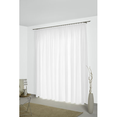 Newbury 67% Polyester And 33% Cotton Room Darkening Single Curtain Panel