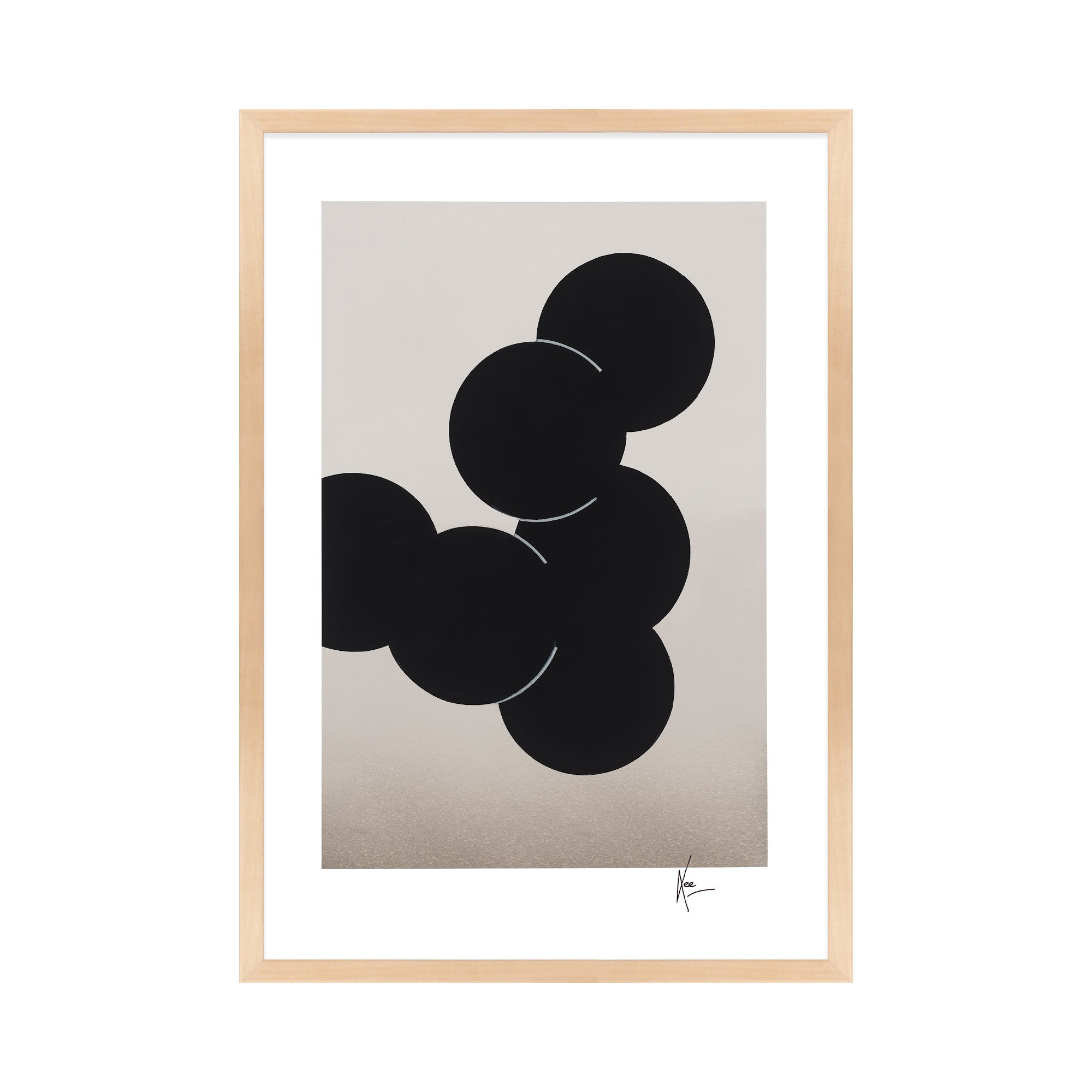 Orbit by Lee Lessem, 20" H x 14" W x 1.25" D, Brown