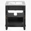 Meuble-lavabo 24 po avec lavabo supérieur, armoire de rangement moderne avec 2 portes à fermeture douce et tablette réglable-226641202