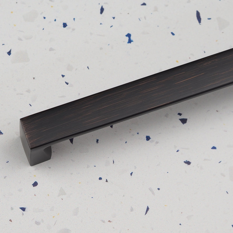 160mm Antique Copper Square D Handle