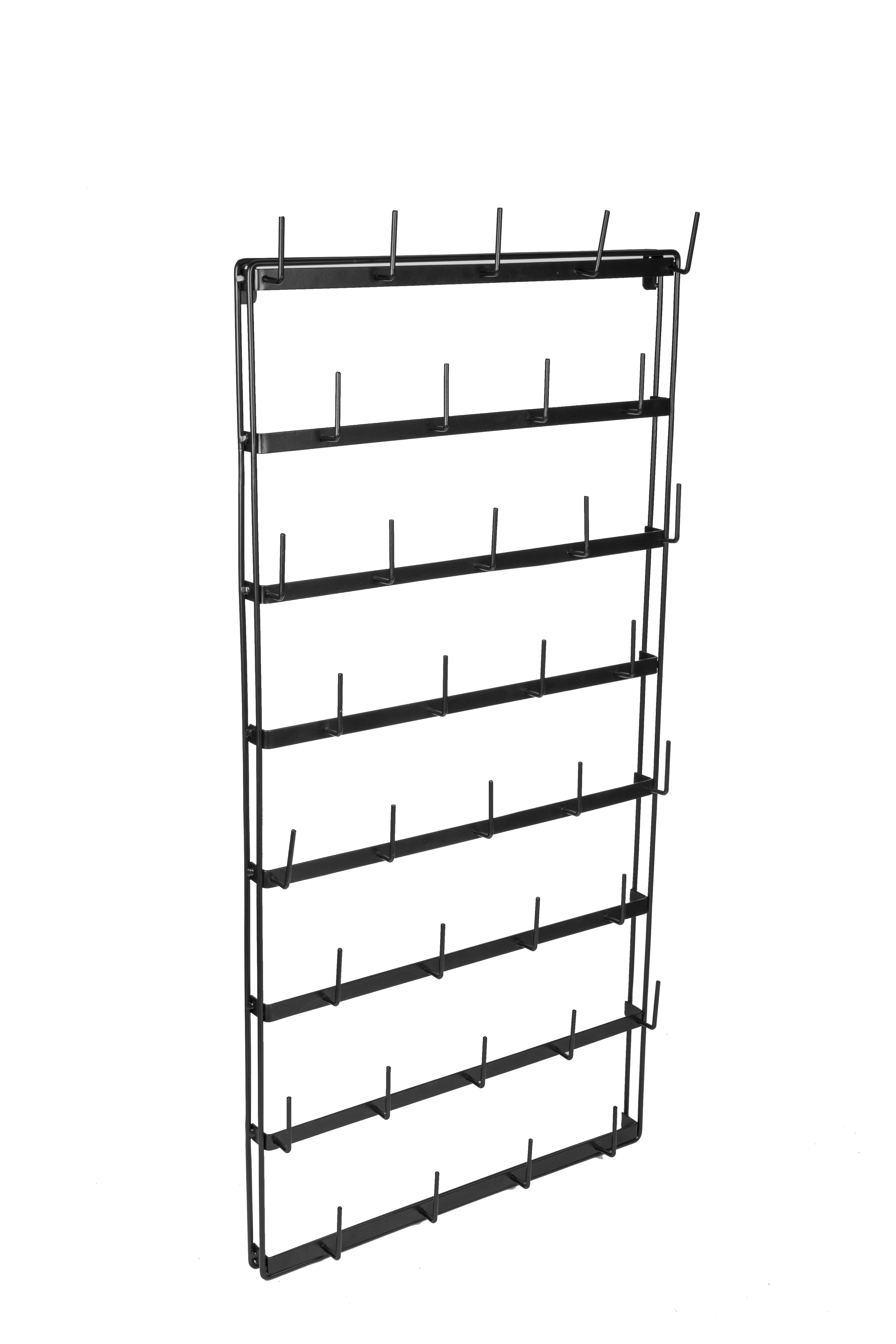 BirdRock Home 36 Peg Mug Rack For Wall Coffee Tea Cup Glass Storage