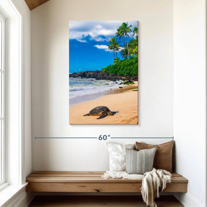 Brampt Honu Sea Turtle, 45" H x 30" W