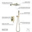 Système de douche complet avec valve brute-66966730