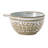 Stoneware Measuring Cups With Wax Relief Pattern, White, Set Of 4