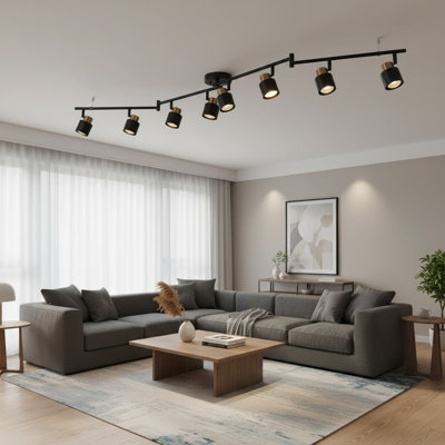 63'' 8-Light Foldable Track Lighting Kit