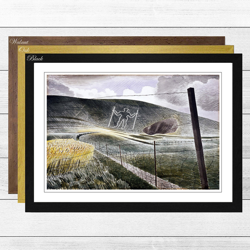 Eric Ravilious - Single Picture Frame Print, Oak