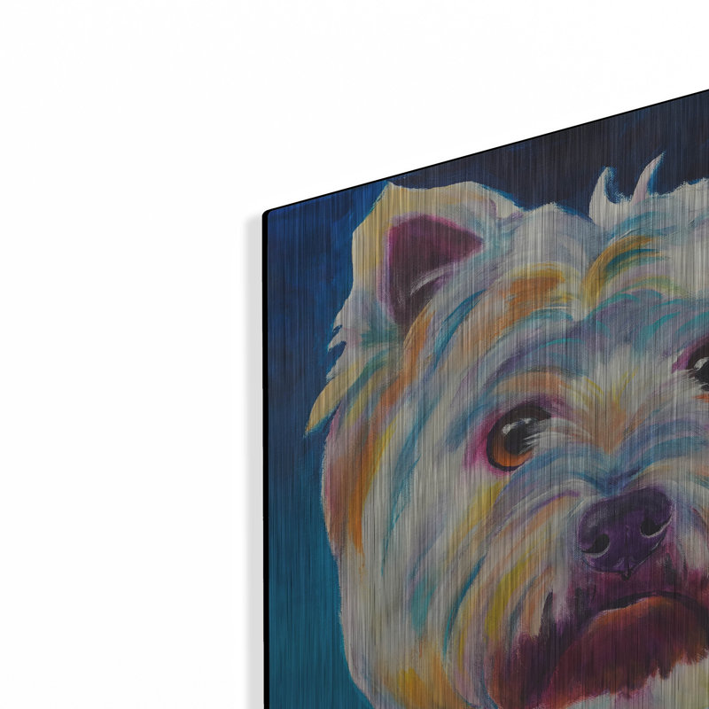 «Westie - Chispy» par Dawg Painter, H 12 po x l 12 po