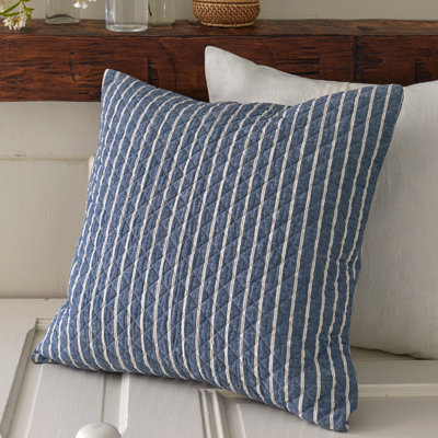 Hayslip Stripe Cotton Throw Pillow