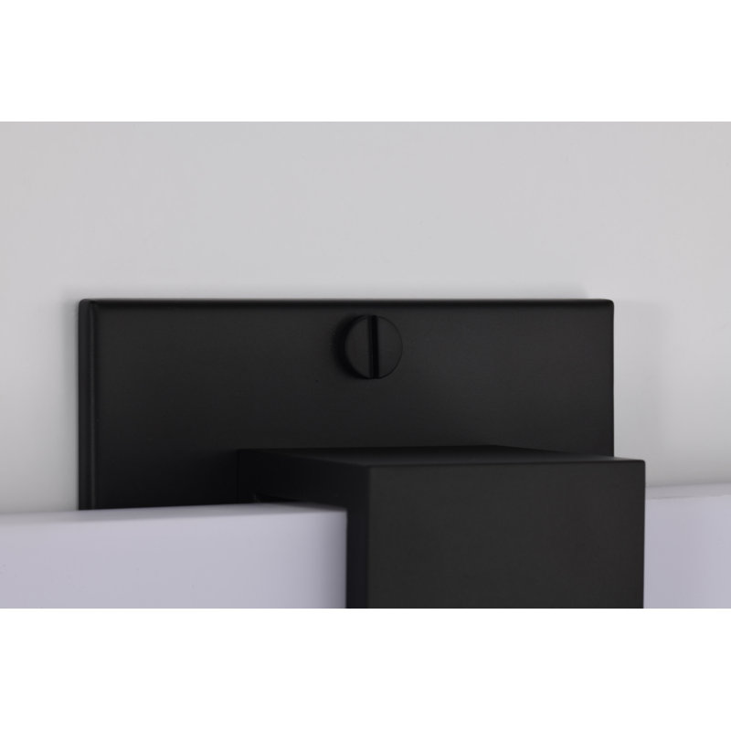 Brightwyn - coiffeuse à DEL , Noir mat, 24 po de largeur
