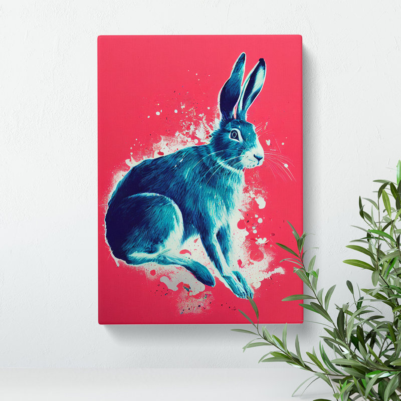 Attractive Hare - Wrapped Canvas, 50cm H x 35cm W x 3cm D