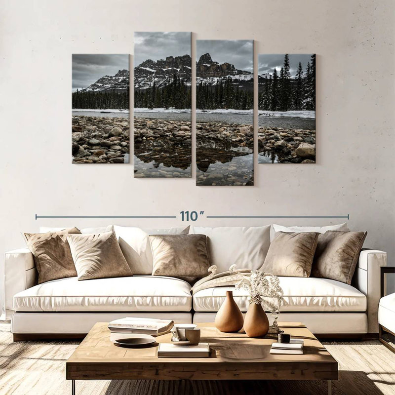 Alvord Chilly Castle Mountain, 54" H x 84" W