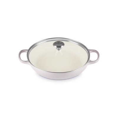 Le Creuset Enameled Cast Iron Signature Round Braiser With Glass Lid