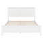 Structure de lit plateforme simple en bois avec lattes stables, aucun sommier requis-760574015