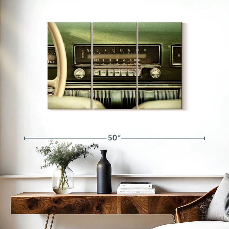 Mehar Retro Vehicle Radio, 24" H x 38" W