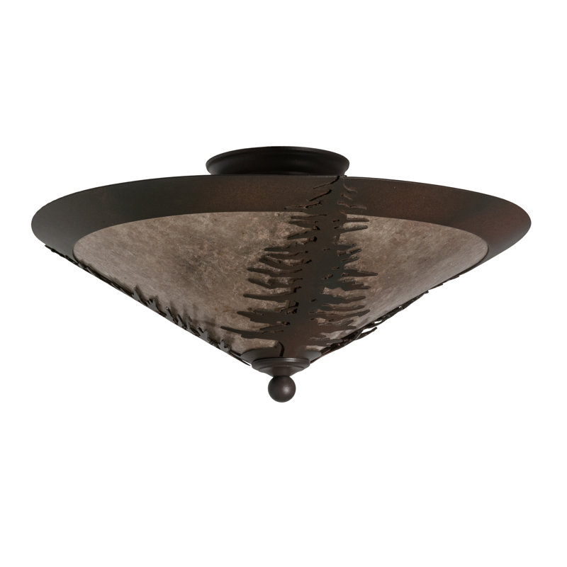 Spruce Tree 3 - Light Semi Flush Mount