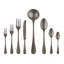 Vintage Pewter Flatware Set - 43 Pieces - Gold-1969046311