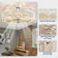 Ventilateurs de plafond en cage de 26 po avec télécommande pour l'application pour la chambre à coucher de patio, ventilateur de plafond encastré avec lumières et minuteur réversible 6 vitesses Farmhouse-1086386089-1086386092