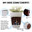 Stylish Planter In Milk White Ceramic For Indoor And Outdoor Use - 16.62" Dimensions, 54.16 Lbs, Heat , Built Drainage, Frost No Assembly Practical Flowerpot With Drainage Patio, Garden, Windowsill-1562239413